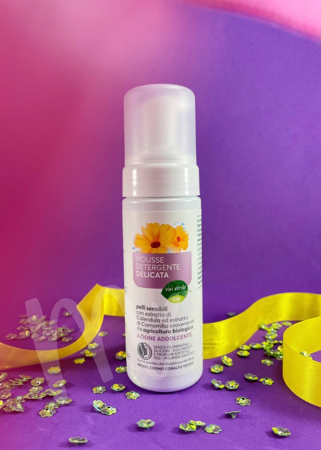 mousse detergente delicata vivi verde coop