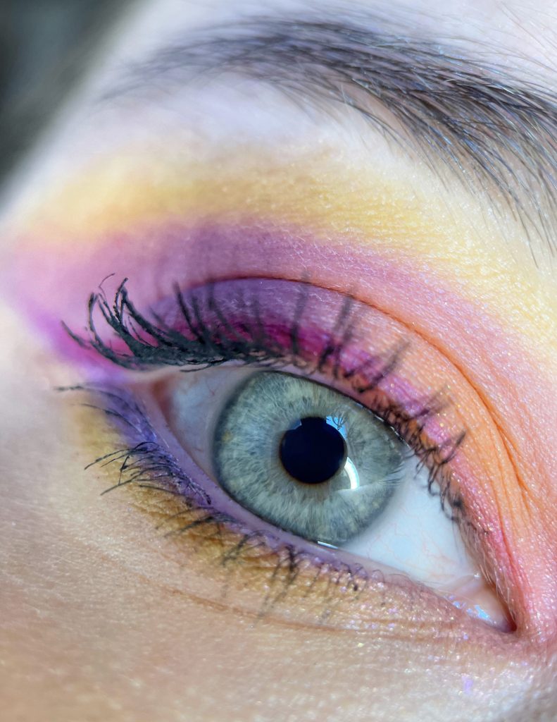 make-up occhi colorato