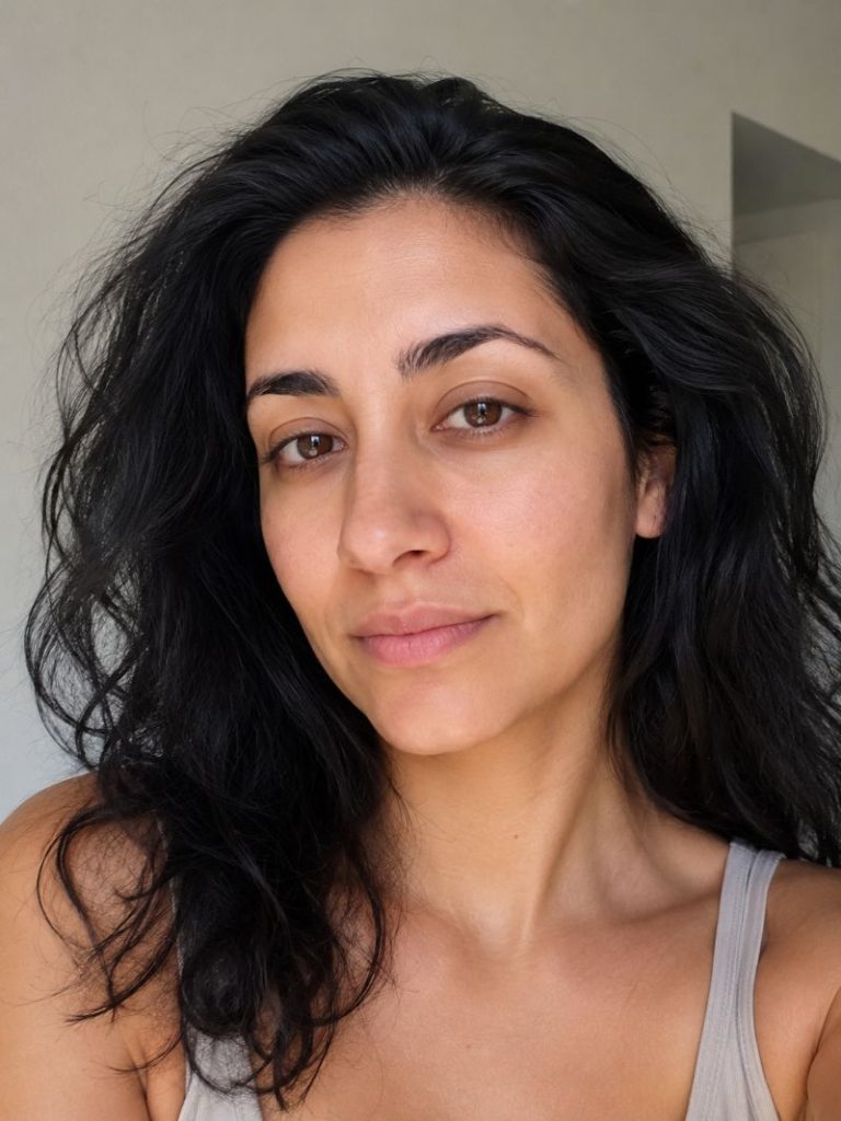 ragazza con tipo di pelle normale
